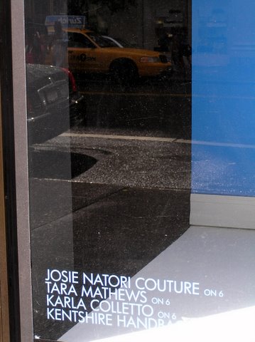 Bergdorf Goodman shop window on 5th Avenue in New York City