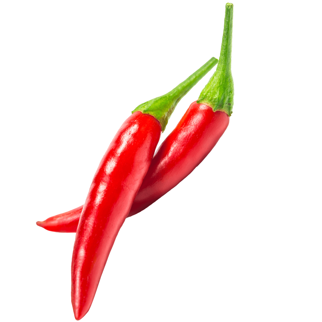 Capsicum, auch als Red Chili bekannt, enthält viele für die Haut nützliche Nährstoffe. Capsicum Meristem wird in den Elixseri Seren Smooth Player und Firm Conviction verwendet.